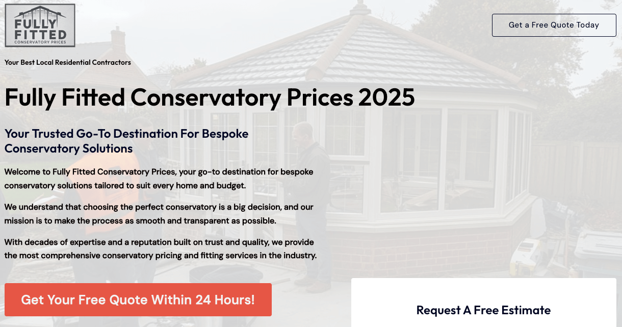 FullyFittedConservatoryPrices.com Project Result